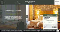 Desktop Screenshot of hotel-france-europe.com
